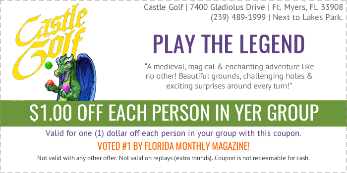 Castle Golf Coupon